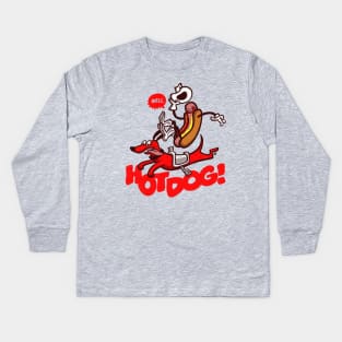 HOT DOG! Kids Long Sleeve T-Shirt